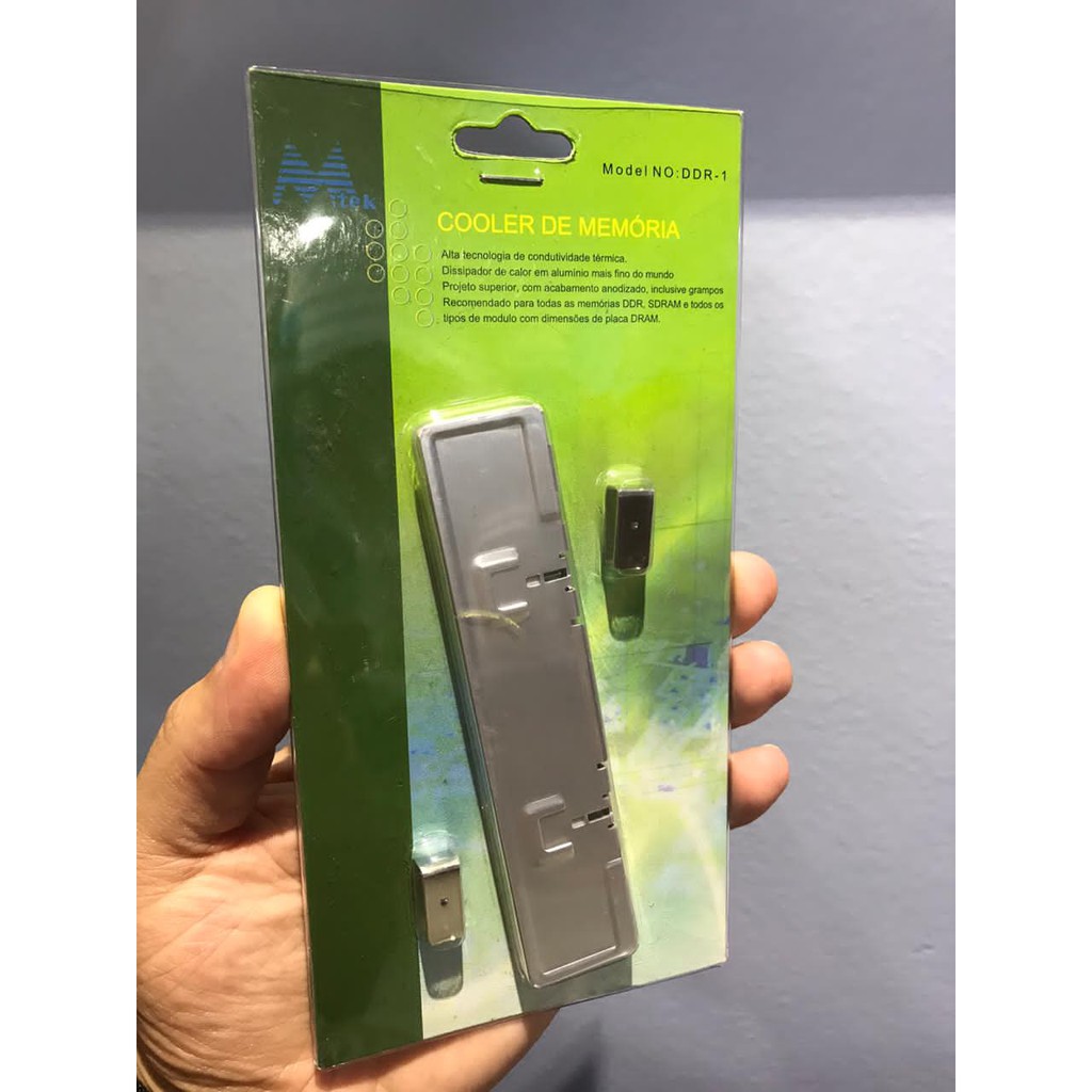 COOLER DE MEMÓRIA ALTA TECNOLOGIA DE CONDUTIVIDADE TÉRMICA. DISSIPADOR DE CALOR EM ALUMÍNIO MAIS FINO DO MUNDO.