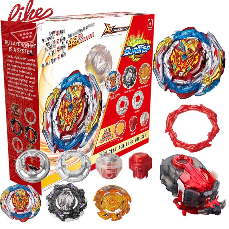 Beyblade Burst B-201 Zest Aquiles Conjunto Personalizado Com De Lançadores B184 LR Dinamite Brinquedos De Batalha Para Crianças em Oferta na Shopee