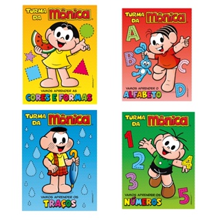 Kit Livros Coleção Turma da Mônica Licenciados Escolares em Oferta na Shopee
