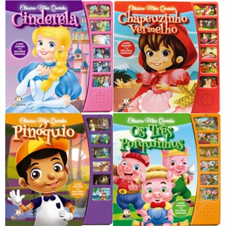 Coleção Livros Sonoros - Clássicos mais Queridos - Escolha entre 4 livros diferentes │ Blu Editora em Oferta na Shopee