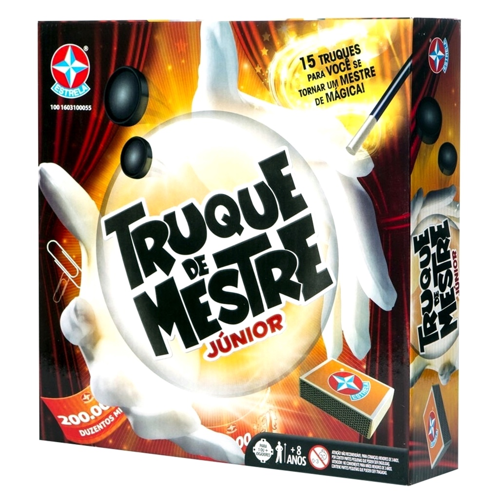 Jogo De Magicas Truque De Mestre Junior - Estrela