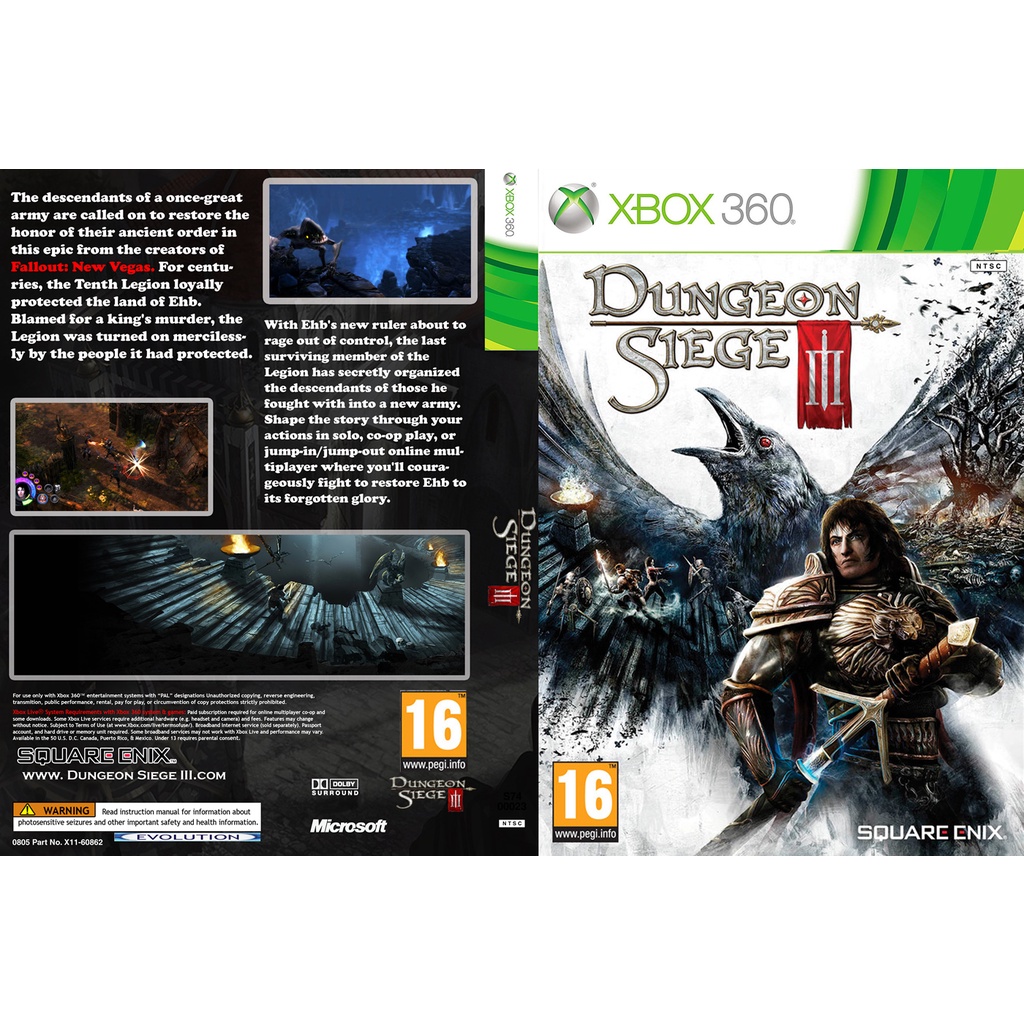 Dungeon Siege 3 P/ XBOX360 (LTU/LT/JTAG/RGH)