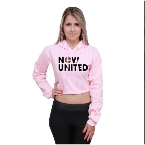 Moletom Croped Now united P M G GG Teen 2020