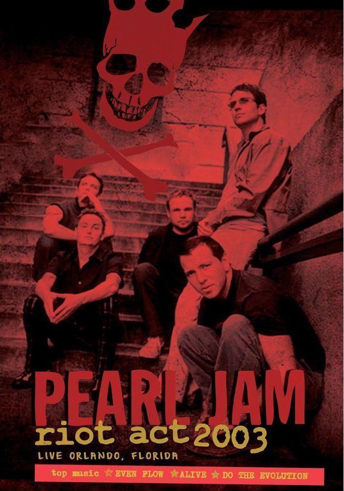 DVD Pearl Jam - Riot Act 2003 Live Orlando Florida