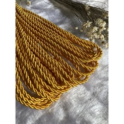 Cordão de São Francisco 4mm - 1 METRO Dourado