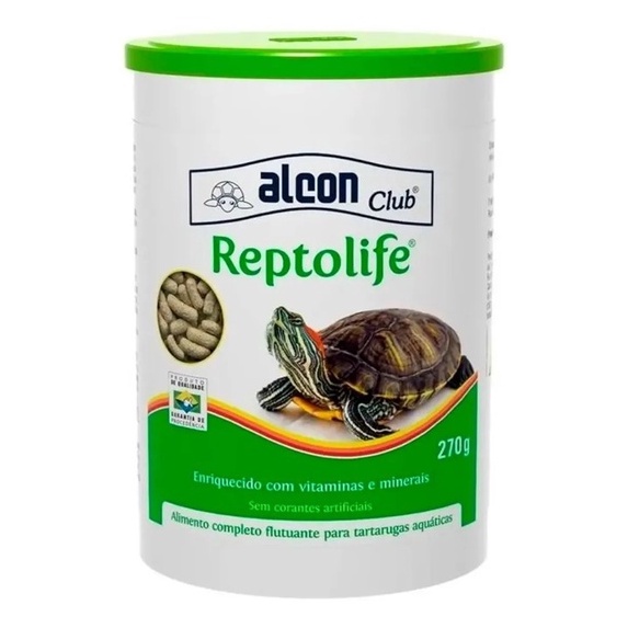 Ração Alimento Alcon Reptolife Tartaruga Jabuti Aquática 270