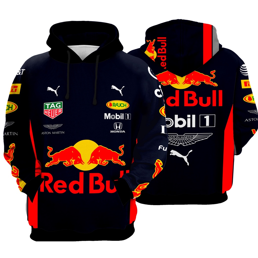 Moletom Masculino RedBull Petronas Mercedes Corrida Formula 1 Casaco Flanelado Moto Gp Sublimatico Blusa