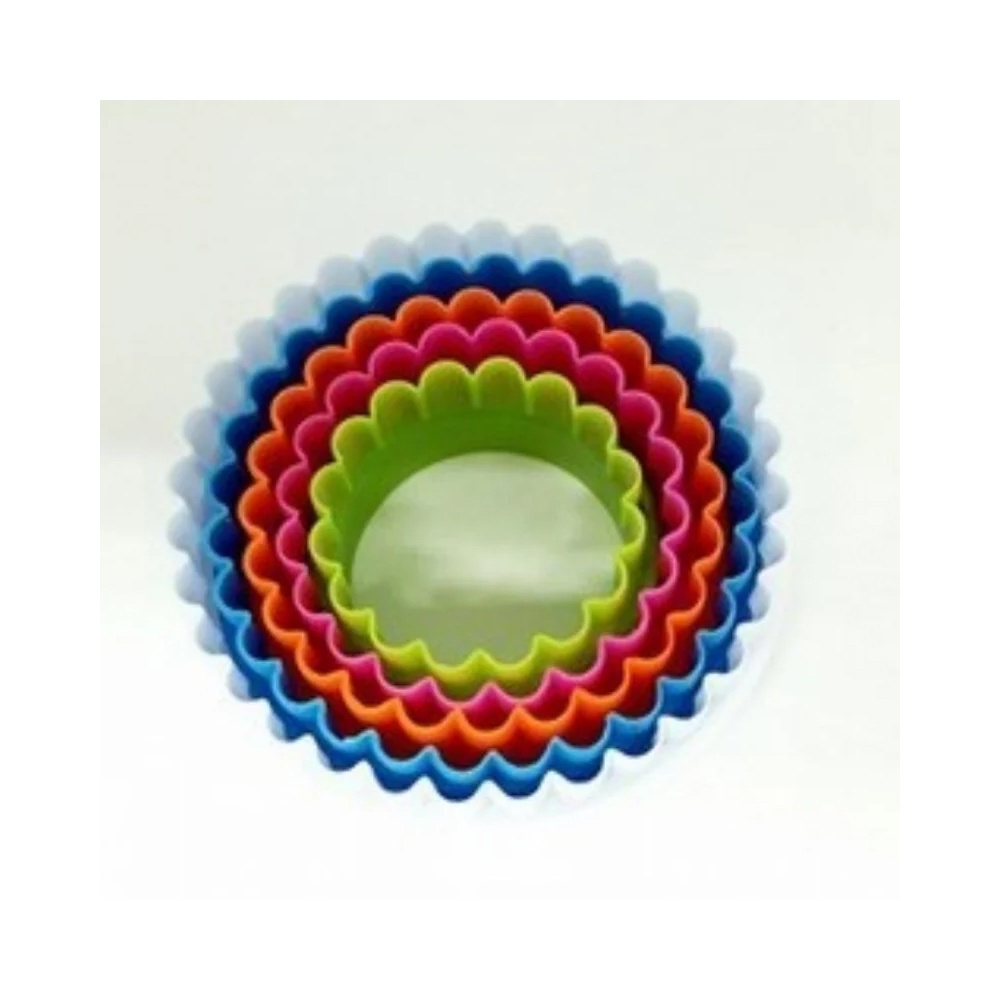 Cortadores Plastico Redondo com 5 un. SilverChef - Home & Living