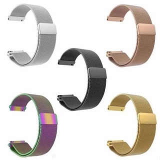 Pulseira Milanese Aço Magnética 22mm  Encaixe Reto Huawei - Watch Gt - Galaxy - Xiaomi HUAMI em Oferta na Shopee