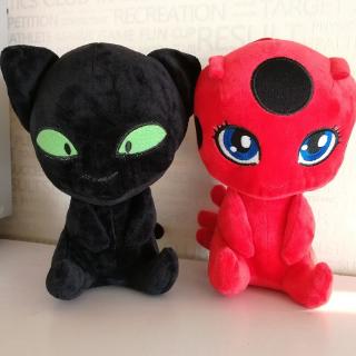 HaoYunLai Anime Miraculous Ladybug Action Figure Bolsa de pelúcia pingente  boneca brinquedo decoração de casa