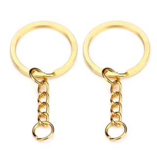 Argola italiana para Chaveiro com Argola 25mm+Elo 8mm dourada - 50pçs  por21.99 em Oferta na Shopee