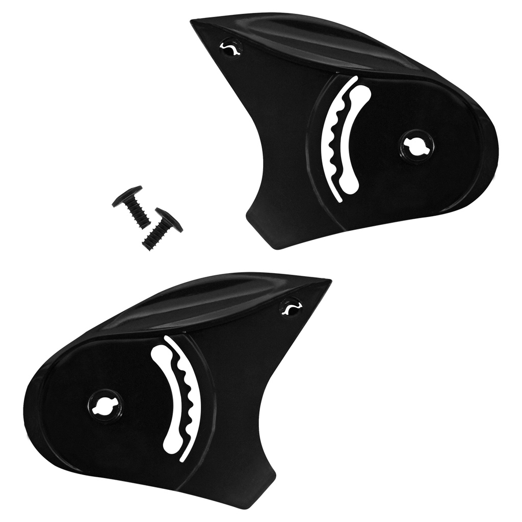 Kit Reparo Capacete Moto Viseira Mixs MX2 Preto