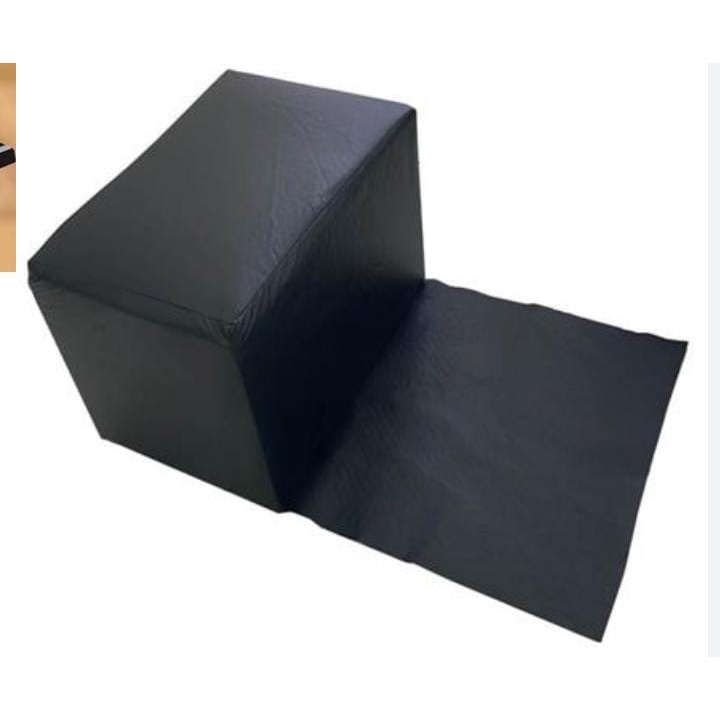 PUFF DE ASSENTO DE CRIANÇA PARA CORTA CABELO PRETO