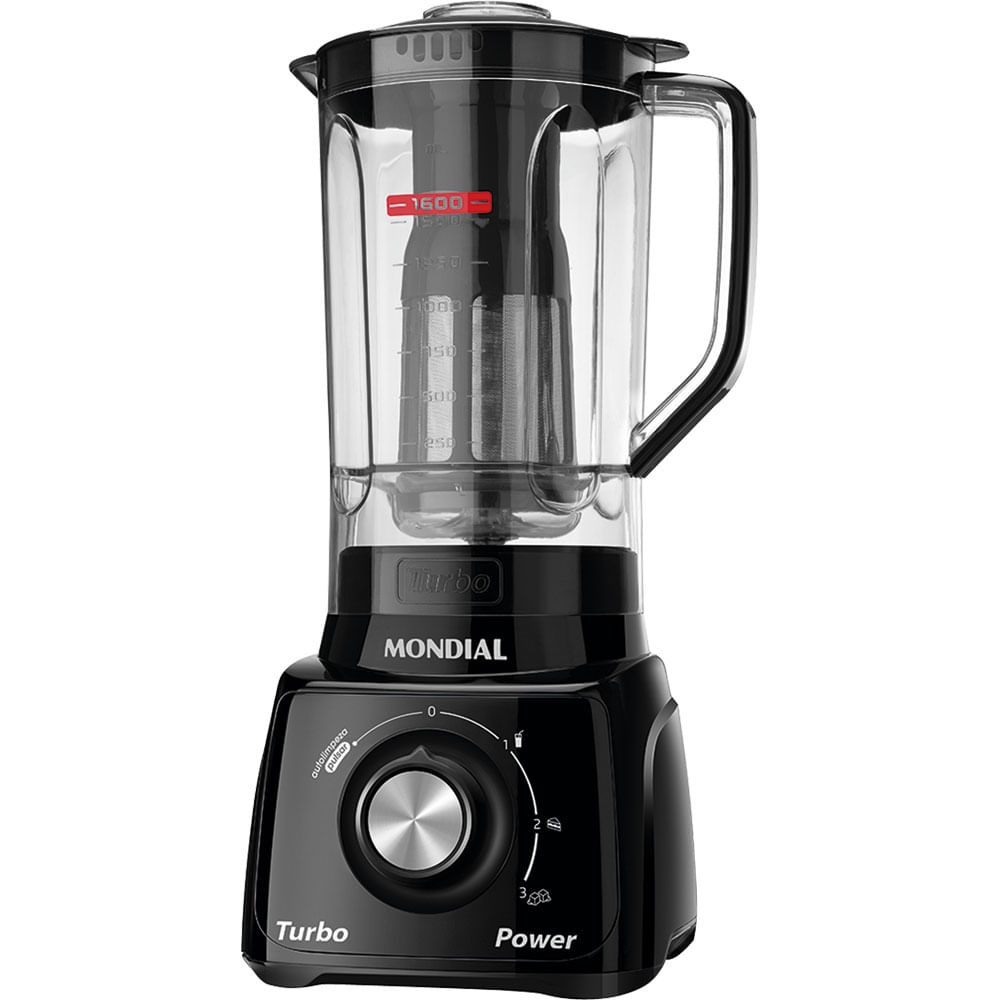 Liquidificador com Filtro Mondial L-99-FB 500W 2.2L Preto 127V