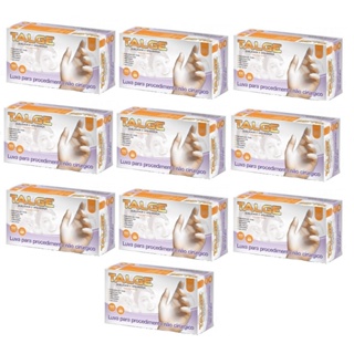Kit Luva De Vinil Talge Sem Pó M 1000 Unidades em Oferta na Shopee