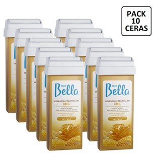 Kit C/ 10 Refil Cera Depilatória Roll-on Depil Bella em Oferta na Shopee