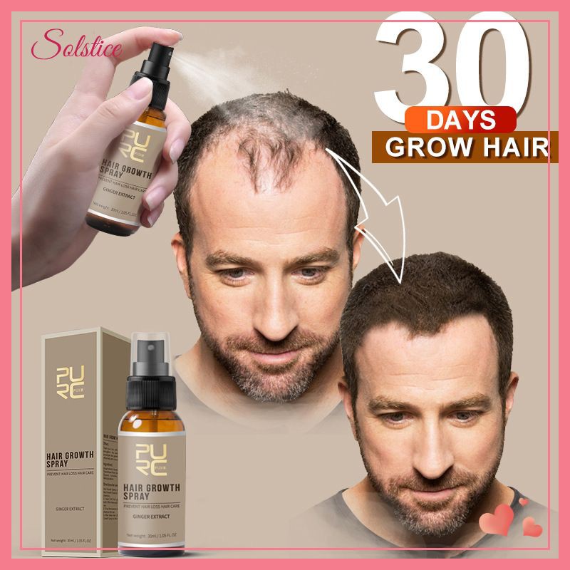 Best Price ) NEW 30ml PURC Hair Growth Spray Extract Prevent Hair Loss Growing  Hair For Men solstice | Shopee Brasil