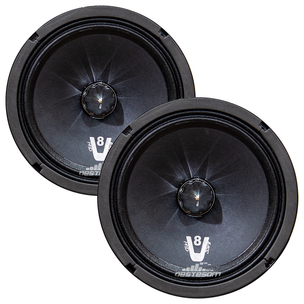 Par Alto Falante Medio 8 Polegadas 400wrms 4ohms Trio Goiano