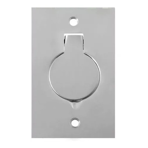 Placa De Piso 4x2 Aluminio 1 Tomada Redonda - Stamplac