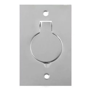 Placa De Piso 4x2 Aluminio 1 Tomada Redonda - Stamplac