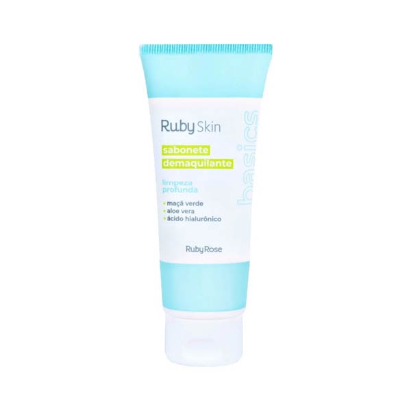 Sabonete Demaquilante Ruby Rose Ruby Skin Basics Hb325 em Oferta na Shopee