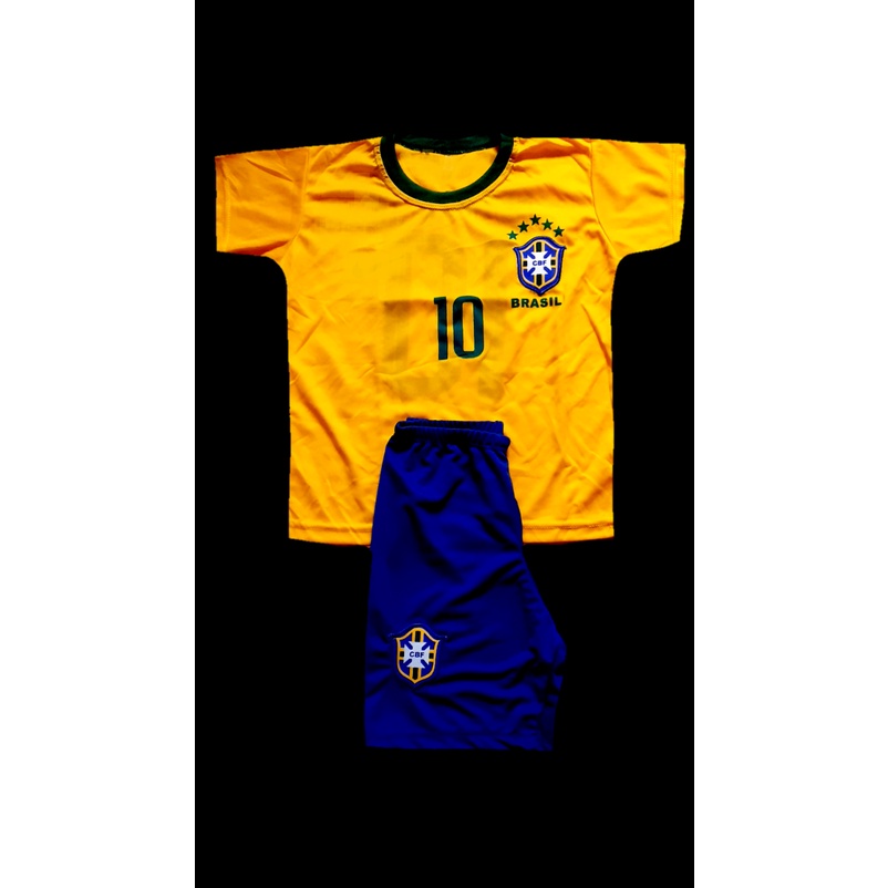 Blusa E Short Do Brasil 10years Tamanho 10Aninho T-shirt and Short Brazil 
