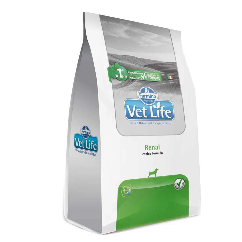 Ração Vet Life Renal para Cães Adultos 2Kg - Pets