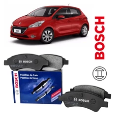 Jogo de Pastilha Freio Dianteira Peugeot 208 1.6 16v Original Bosch