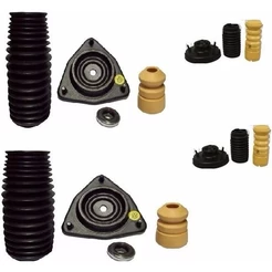 Kit Amortecedor Coxim Batente Coifa Escort Zetec - 04 Rodas