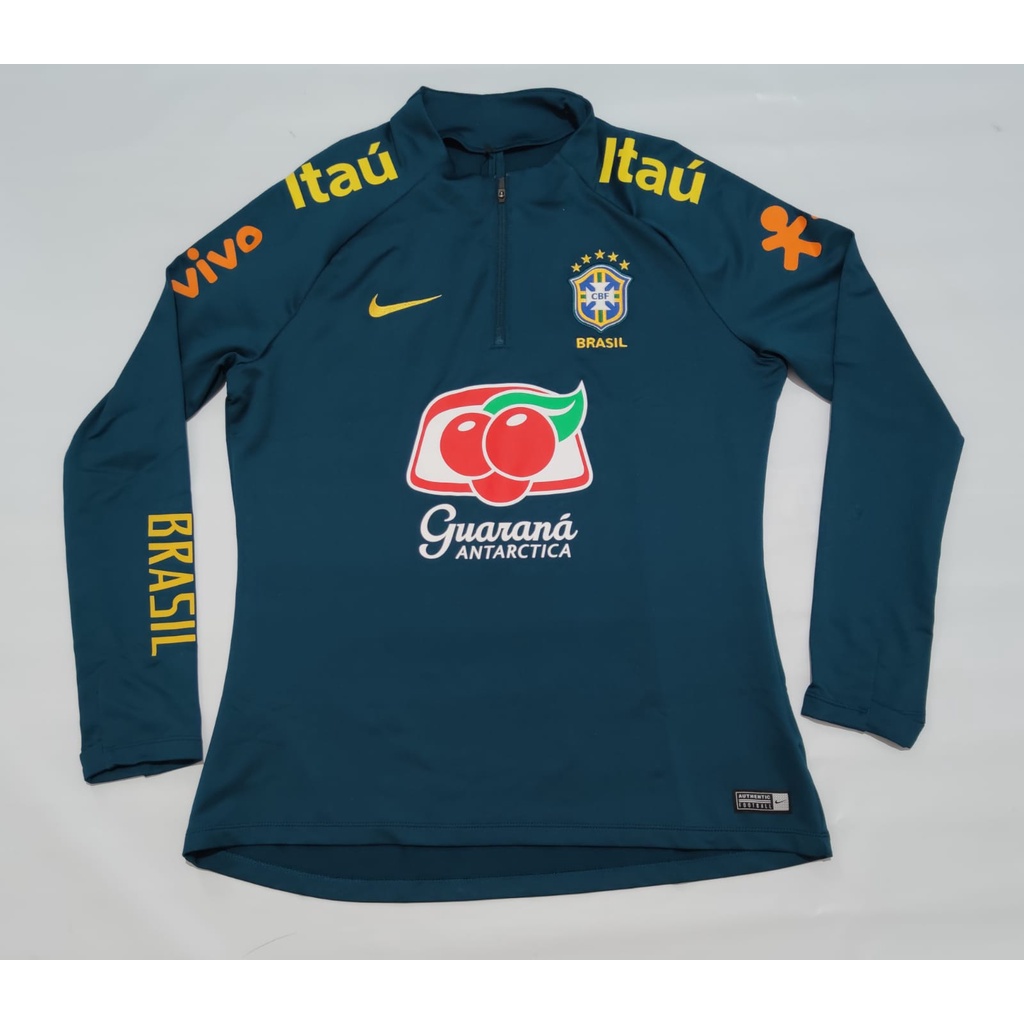 Casaco Blusa Jaqueta Nike Seleção Brasileira 2018 Feminina Treino