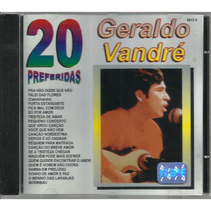 1434 Mcd- Cd Original 1997- Geraldo Vandré- 20 Preferidas De... - MPB- Pop