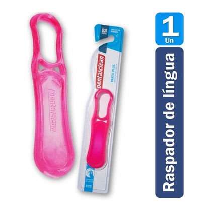 Raspador Limpador De Língua Pink Pratic Plus Dentalclean