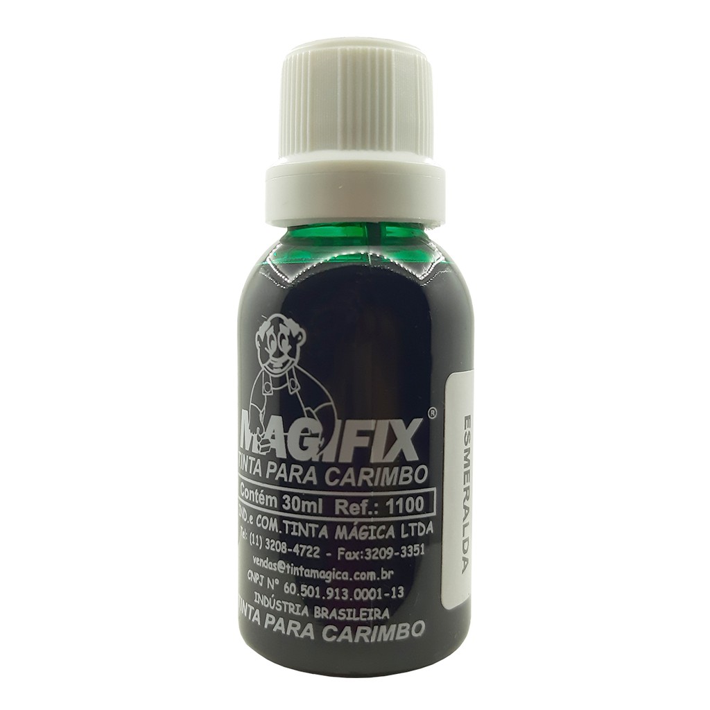 Tinta para Carimbo Magifix sem óleo p/ Papel 30ml Ref1100 em Oferta na Shopee