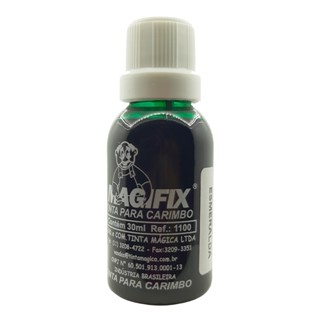 Tinta para Carimbo Magifix sem óleo p/ Papel 30ml Ref1100 em Oferta na Shopee
