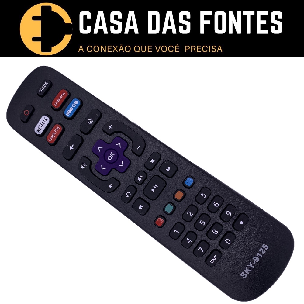 Controle Remoto Tv Philco Roku 9125