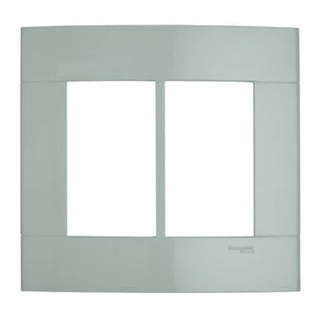 Placa 4x4 6 módulos Azul mediterrâneo Decor Lunare Prime Schneider