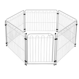 Cercado 5 Módulos + Portão Grade para Cachorro Pet Portátil em Oferta na Shopee