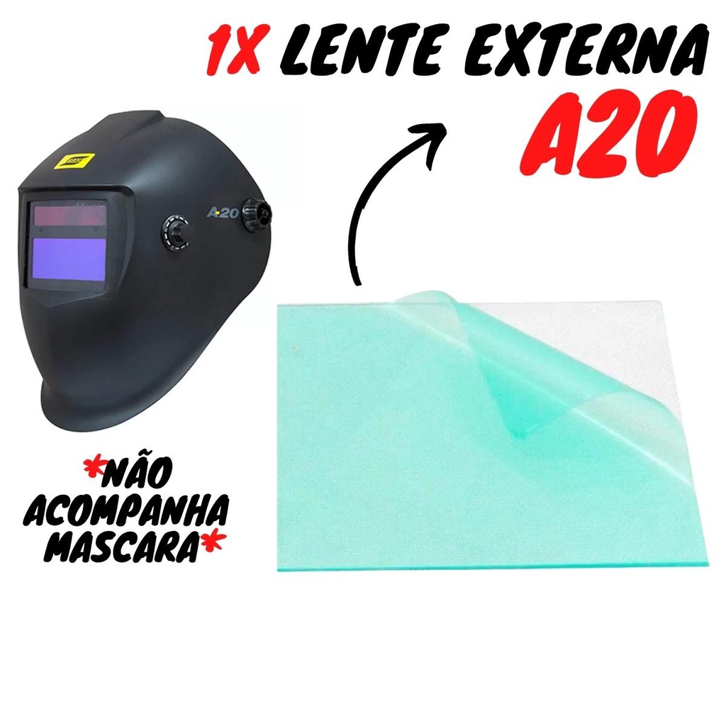 Lente Externa para Máscara A20 - Esab