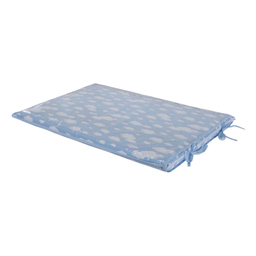 Trocador de Fraldas Para Bebê Menino Azul Bebê com Nuvens Céu Trocador de Espuma para Quarto bebe Menino Comoda
