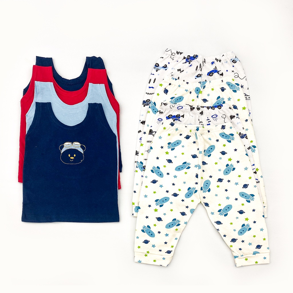 Kit Camiseta com Mijão Menino Recém Nascido 100% Algodão Para Bebê em Oferta na Shopee