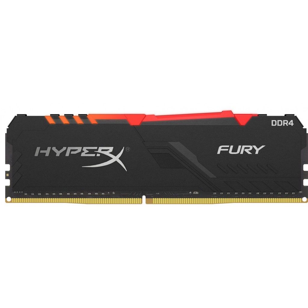 Memória HyperX Fury RGB, 8GB, 3200MHz, DDR4, CL16, Preto - HX432C16FB3A/8