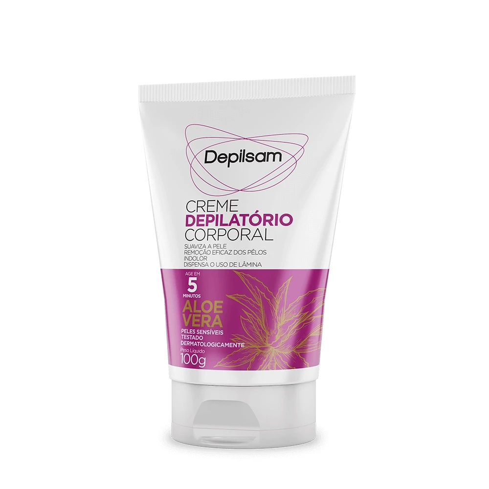 Creme Depilatório Corporal Depilsam Aloe Vera 100G — imagem 1
