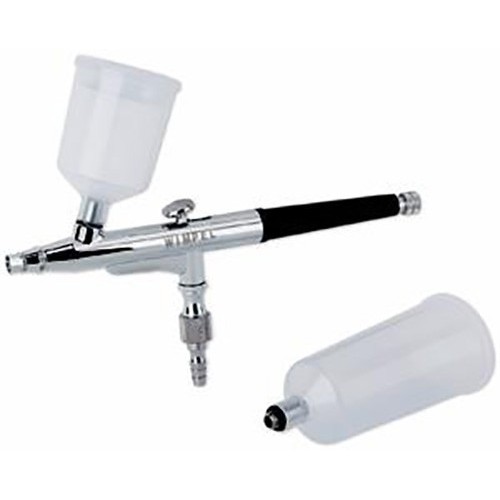 Aerografo 0,35mm Dupla Ação Com Dois Copos WWSoldas em Oferta na Shopee