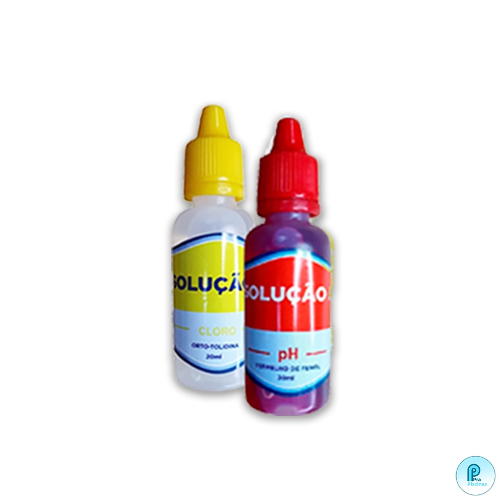 Reagentes Soluções Para Análise De Cloro e Ph Para Água De Piscinas em Oferta na Shopee