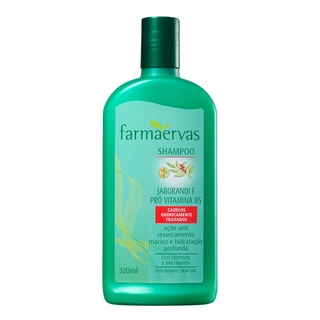 Shampoo Jaborandi e Pró Vitamina B5 320ml Farmaervas