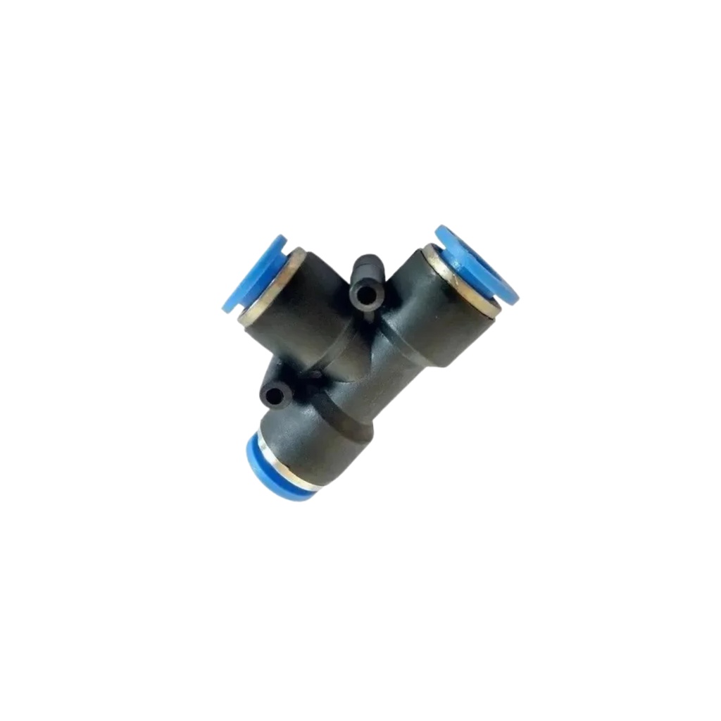 Conexão Pneumática União Em T 12 mm ( Tee ) Engate Rápido