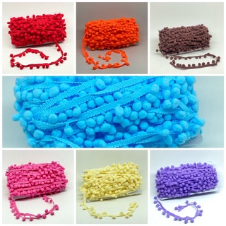 Fita Pompom Grelot 20mm 25 Metros - Diversas Cores