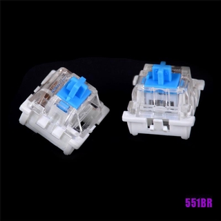[RUT]10pcs Mechanical Keyboard Switch Blue for Cherry MX Keyboard Tester Parts