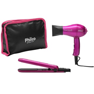 Kit Prancha Alisadora+Secador Bivolt - Philco