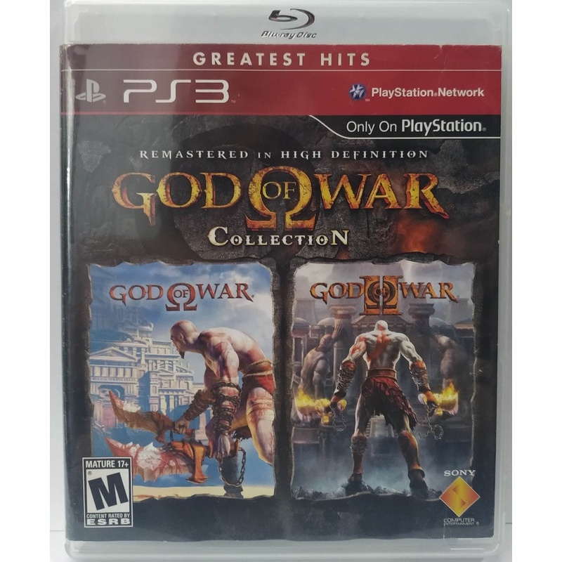 God Of War Collection (1 e 2) - Jogo Original para PS3